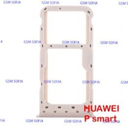 Bandeja SIM + SIM/SD Para HUAWEI P SMART / ENJOY 7S - oro