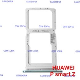 Bandeja SIM + SIM/SD Para HUAWEI P SMART Z / Y9 prime 2019 - Azul