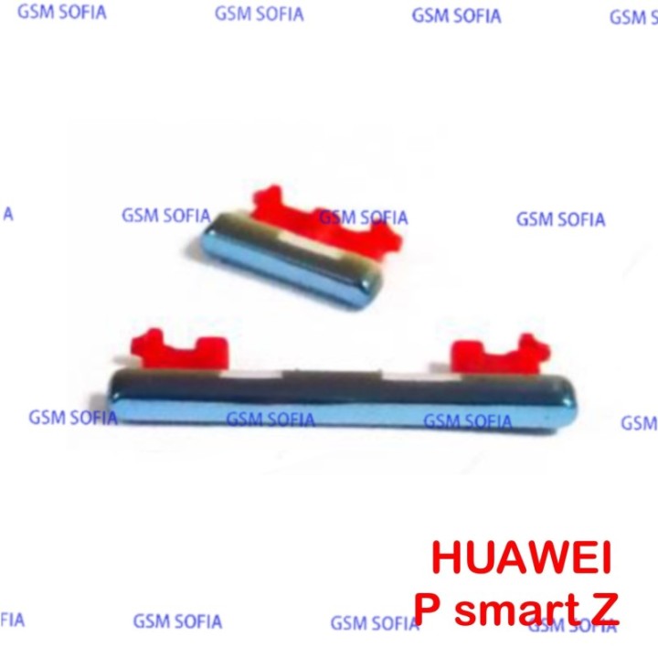Botón pulsador lateral para Huawei P smart z - Azul