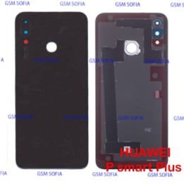 Tapa Trasera sin lente Para Huawei P Smart Plus - Negro