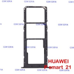 Bandeja sim para Huawei P Smart 2021 / Y7a - Negro