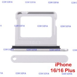 Bandeja Sim Para iPhone 16 / iPhone 16 Plus - Blanco