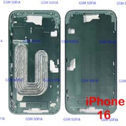 Marco Lateral / Chasis Metalica Para iPhone 16 - Verde