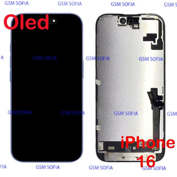 Pantalla completa OLED flexible para IPhone 16