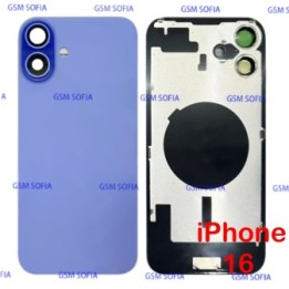 Tapa trasera CON SOPORTE y Iman Para iphone 16 - Azul