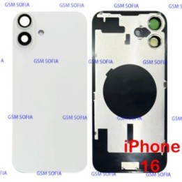 Tapa trasera CON SOPORTE Y Iman Para iphone 16 - Blanco