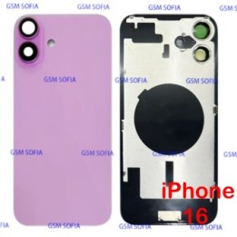 Tapa trasera CON SOPORTE Y Iman Para iphone 16 - Rosa
