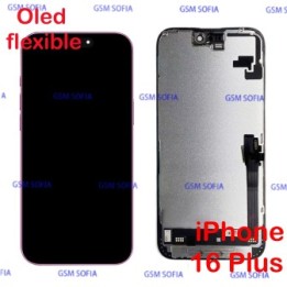 Pantalla completa OLED flexible para iPhone 16 Plus