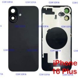 Tapa trasera CON SOPORTE Y Iman Para iPhone 16 Plus - Negra