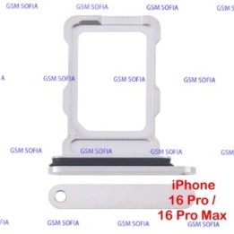 Bandeja Sim Para iPhone 16 Pro / iPhone 16 Pro Max - Blanco