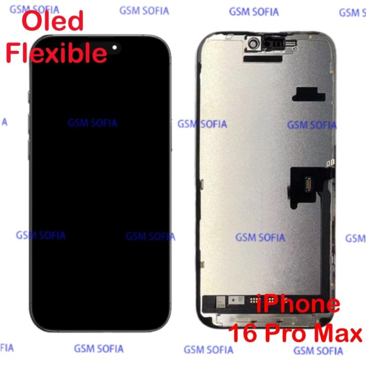 Pantalla completa OLED flexible para iPhone 16 Pro Max