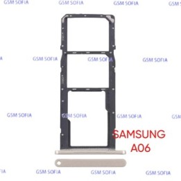 Bandeja sim+Micro SD para Samsung Galaxy A06 / A065F - Oro