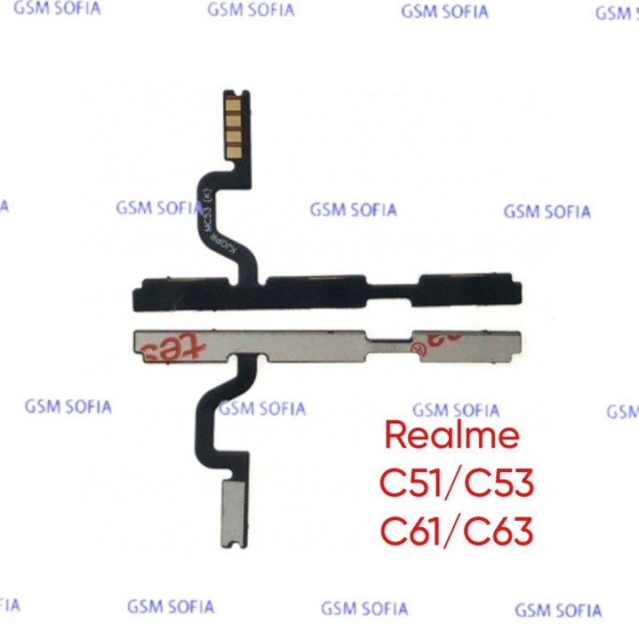 Flex power + volumen para Realme C51 / C53 / C61 / C63 / NOTE 50