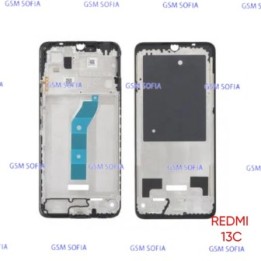 Chasis Intermedio Para Xiaomi Redmi 13C - Negra