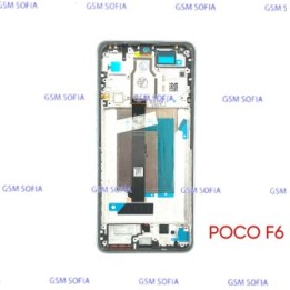 Pantalla Ori Con Marco Servipack Para Poco F6 - Verde