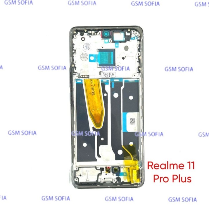 Pantalla Ori Con Marco Para Realme 11 Pro Plus - Negra
