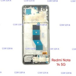 Pantalla Completa Ori Con Marco Para Redmi Note 14 5G - Plata