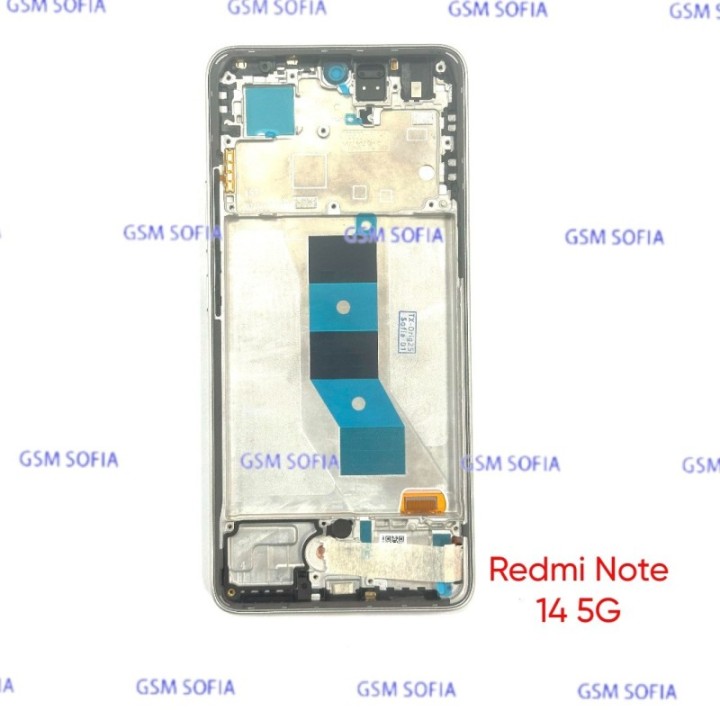 Pantalla Completa Ori Con Marco Para Redmi Note 14 5G - Plata
