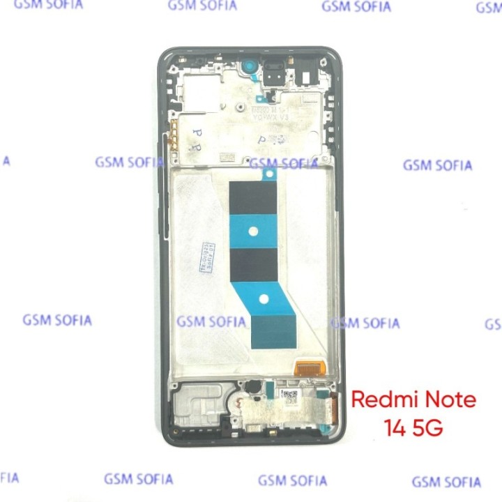 Pantalla Completa Ori Con Marco Para Redmi Note 14 5G - Negro
