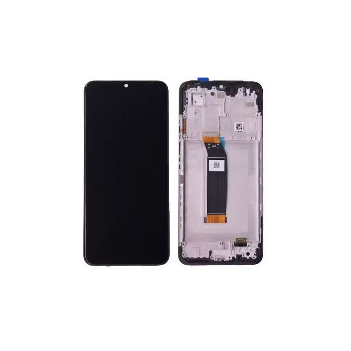 PANTALLA LCD XIAOMI POCO M4 5G, POCO M5 4G, REDMI 10 5G MARCO NEGRO SERVICE PACK
