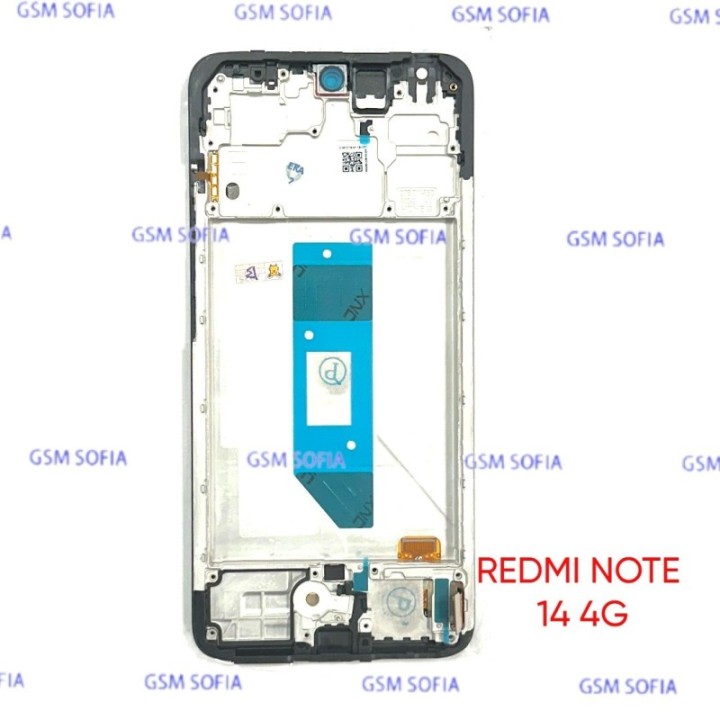 Pantalla Completa Ori Con Marco Para Redmi Note 14 4G （version 07）Negra