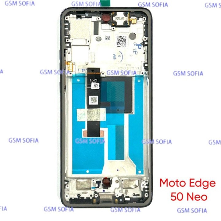 Pantalla Completa Ori Servipack Con Marco Para Motorola Moto Edge 50 Neo - Gris