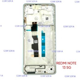 Pantalla Completa Ori Servipack Con Marco Para Xiaomi Redmi Note 13 5G -Blanco