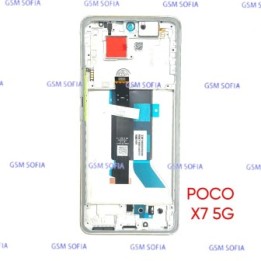 Pantalla Ori Servipack Con Marco Para Xiaomi Poco X7 5G - Plata