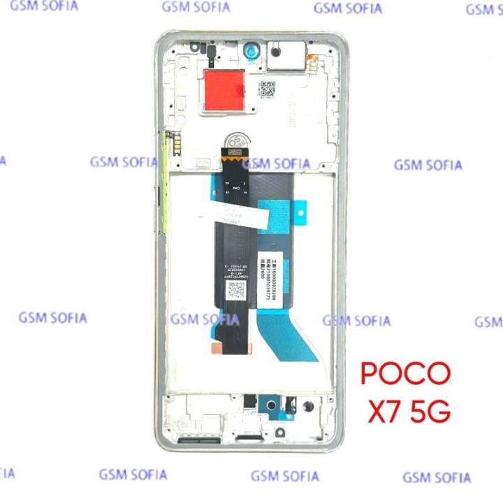 Pantalla Ori Servipack Con Marco Para Xiaomi Poco X7 5G - Plata