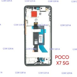 Pantalla Ori Servipack Con Marco Para Xiaomi Poco X7 5G - Negra