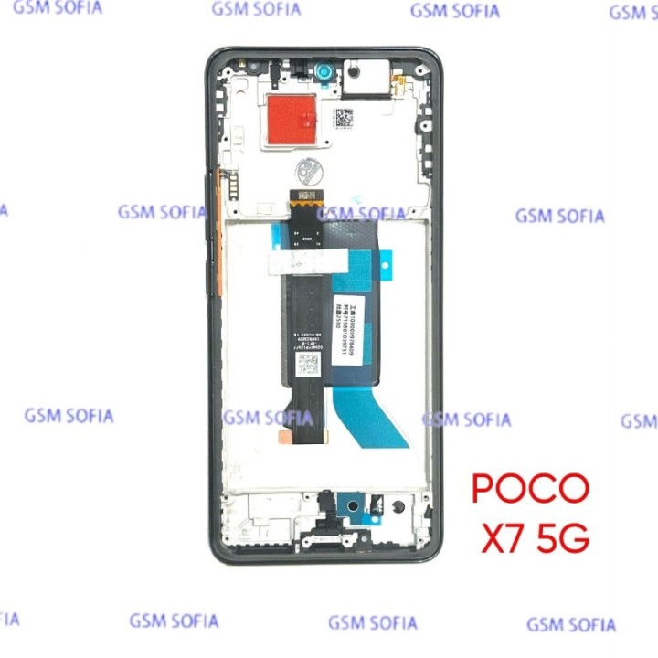Pantalla Ori Servipack Con Marco Para Xiaomi Poco X7 5G - Negra