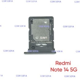 Bandeja Sim Para Redmi Note 14 5G - Negra