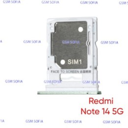 Bandeja Sim Para Redmi Note 14 5G - Verde