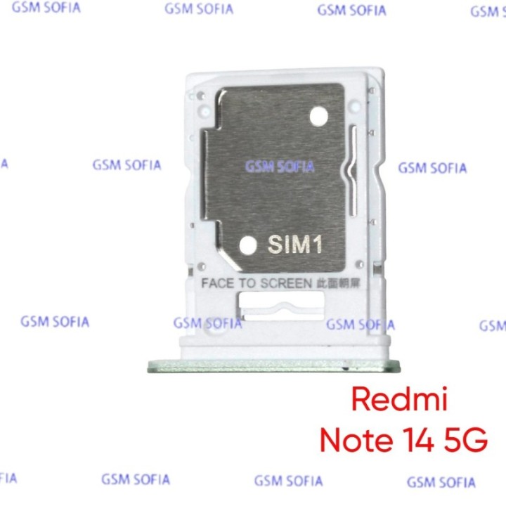Bandeja Sim Para Redmi Note 14 5G - Verde
