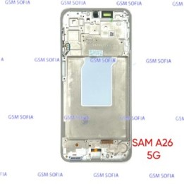 Pantalla Completa Ori Servipack Con Marco Para Samsung Galaxy A26 5G / A266 - Blanca