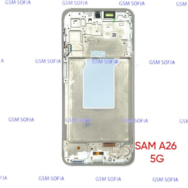 Pantalla Completa Ori Servipack Con Marco Para Samsung Galaxy A26 5G / A266 - Blanca