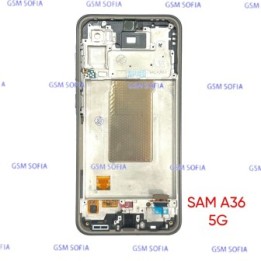 Pantalla Completa Ori Servipack Con Marco Para Samsung Galaxy A36 5G / A366 - Negra