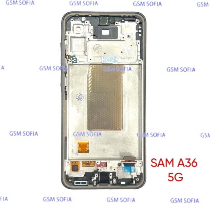 Pantalla Completa Ori Servipack Con Marco Para Samsung Galaxy A36 5G / A366 - Negra