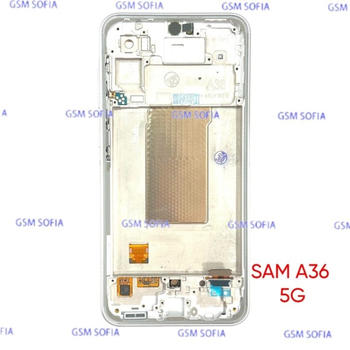 Pantalla Completa Ori Servipack Con Marco Para Samsung Galaxy A36 5G / A366 - Blanca