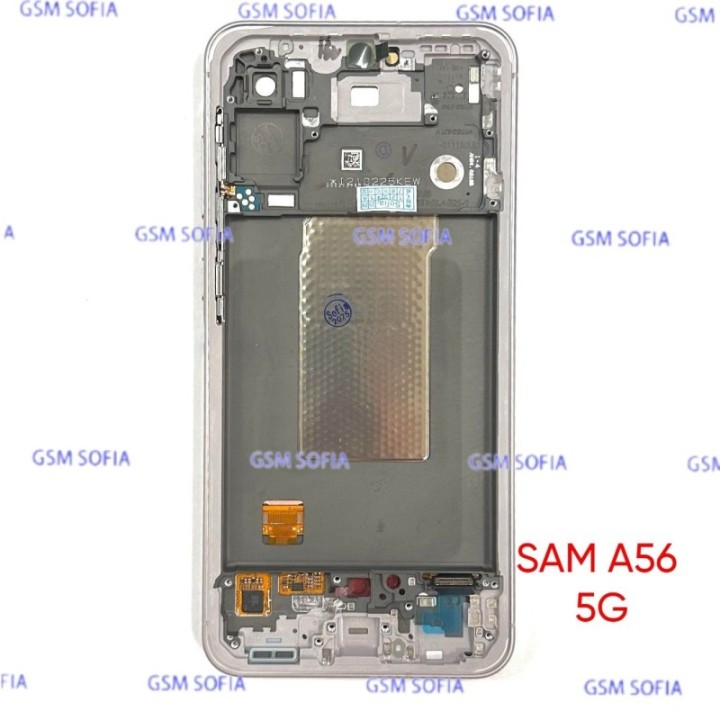 Pantalla Completa Ori Servipack Con Marco Para Samsung Galaxy A56 5G / A566 - Rosa