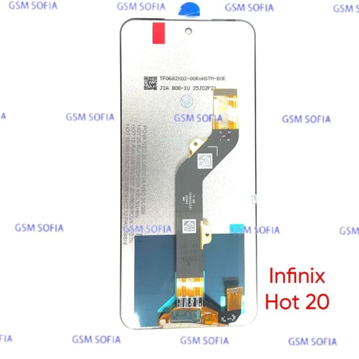 Pantalla Completa Sin Marco Para Infinix Hot 12 / Hot 12 Play / Hot 20 / Hot 20 Play / Note 12i / Tecno Pova 4