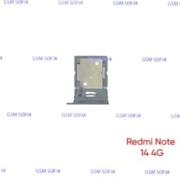 Bandeja Sim Para Redmi Note 14 4G - Negra