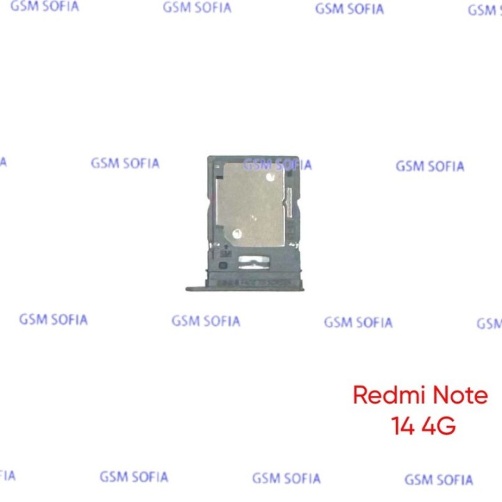 Bandeja Sim Para Redmi Note 14 4G - Negra