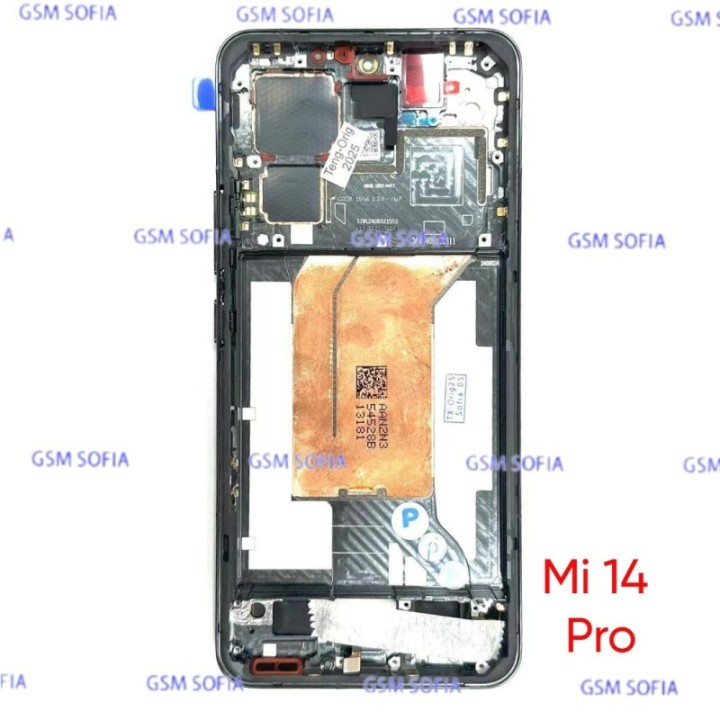 Pantalla Ori Desmontaje Con Marco Para Xiaomi Mi 14 Pro - Negra