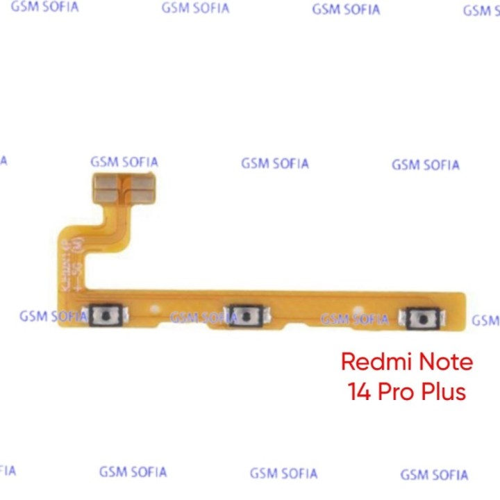 Flex Power + Volumen Para Redmi Note 14 Pro Plus 5G