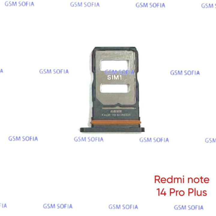 Bandeja Sim Para Redmi Note 14 Pro Plus - Negra