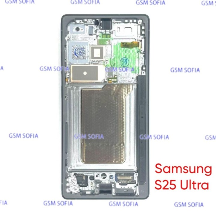 Pantalla Completa Ori Con Marco Para Samsung Galaxy S25 Ultra / S938 - Negra