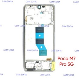 Pantalla Completa Ori Servipack Con Marco Para Poco M7 Pro 5G - Violeta