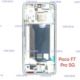 Pantalla Completa Ori Servipack Con Marco Para Poco F7 Pro 5G - Azul