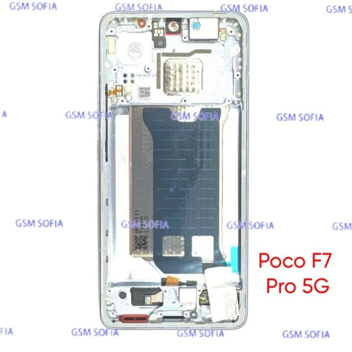 copy of Pantalla Completa Ori Servipack Con Marco Para Poco F7 Pro 5G - Azul